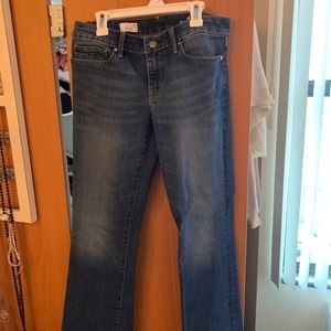medium wash gap boot cut jeans